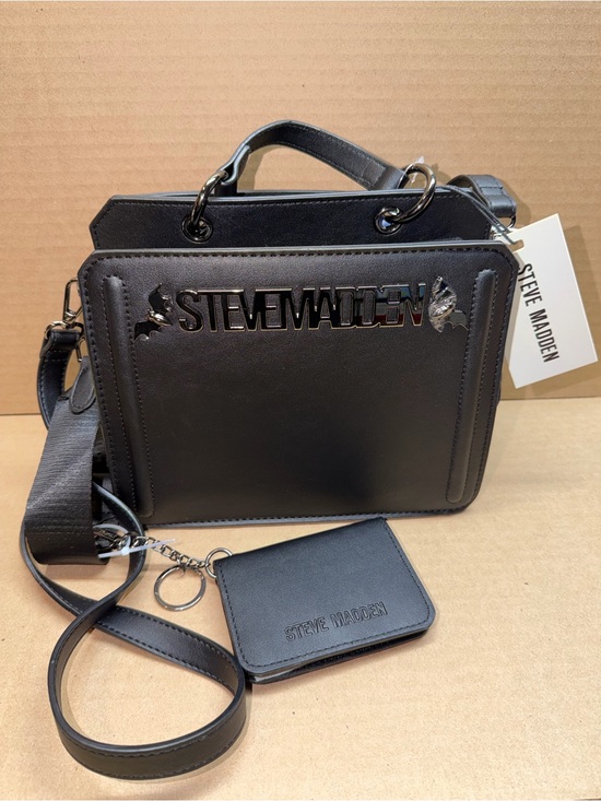 Steve Madden Handbags - Steve Madden Halloween Bevelyn Bat Black Crossbody Satchel Purse
